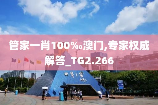 管家一肖100‰澳门,专家权威解答_TG2.266