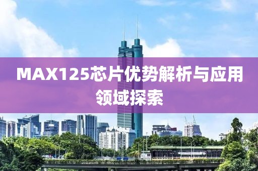 MAX125芯片优势解析与应用领域探索