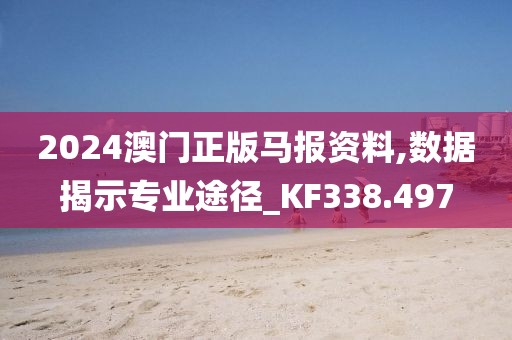 2024澳门正版马报资料,数据揭示专业途径_KF338.497