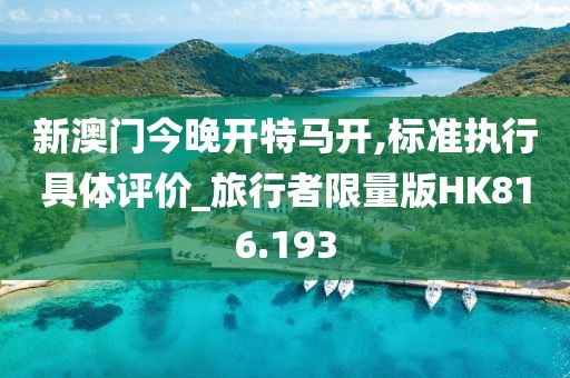新澳门今晚开特马开,标准执行具体评价_旅行者限量版HK816.193