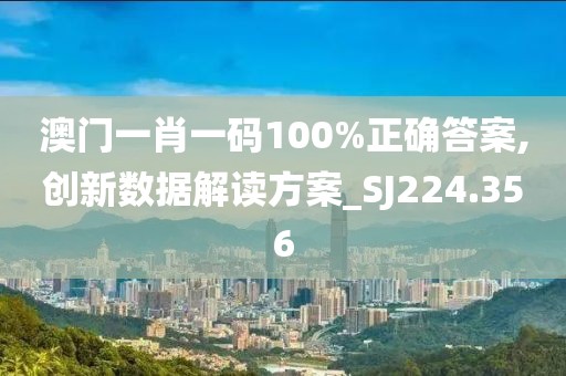 澳门一肖一码100%正确答案,创新数据解读方案_SJ224.356