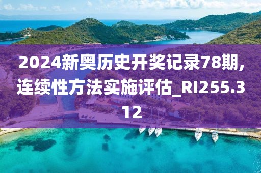 2024新奥历史开奖记录78期,连续性方法实施评估_RI255.312