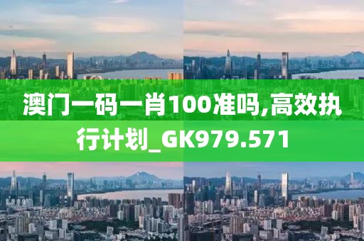 澳门一码一肖100准吗,高效执行计划_GK979.571
