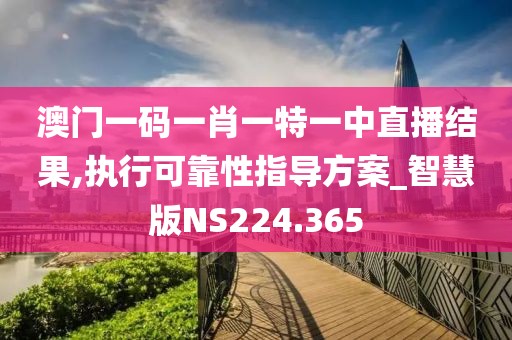 澳门一码一肖一特一中直播结果,执行可靠性指导方案_智慧版NS224.365