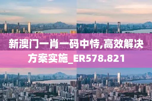新澳门一肖一码中恃,高效解决方案实施_ER578.821