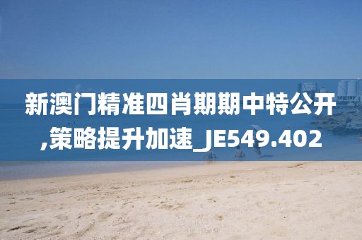 新澳门精准四肖期期中特公开,策略提升加速_JE549.402
