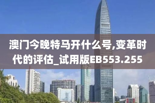 澳门今晚特马开什么号,变革时代的评估_试用版EB553.255
