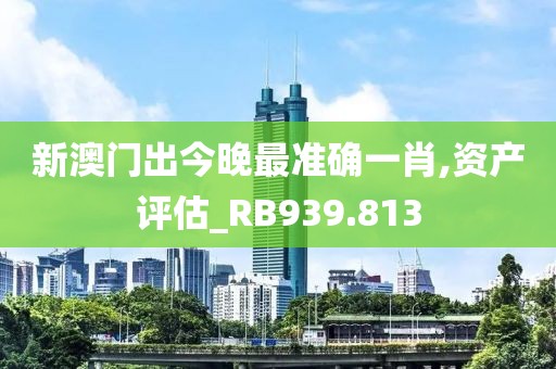 新澳门出今晚最准确一肖,资产评估_RB939.813