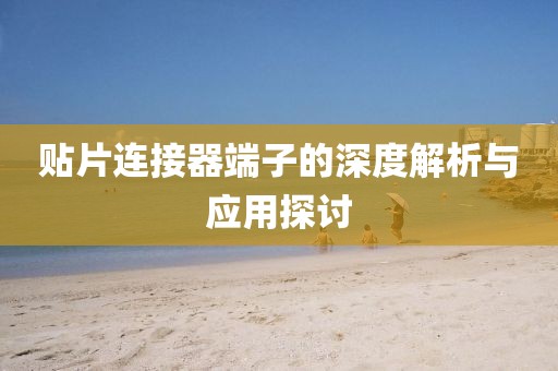 贴片连接器端子的深度解析与应用探讨