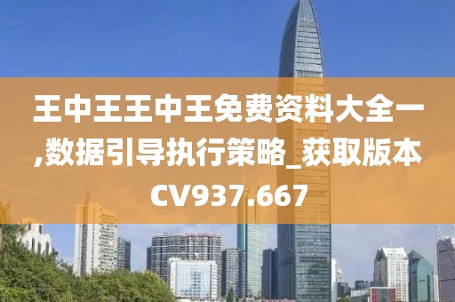 王中王王中王免费资料大全一,数据引导执行策略_获取版本CV937.667