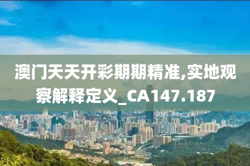 澳门天天开彩期期精准,实地观察解释定义_CA147.187