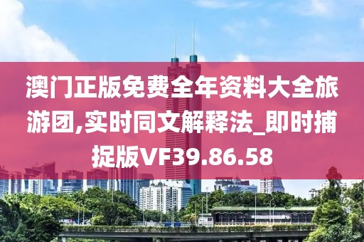 澳门正版免费全年资料大全旅游团,实时同文解释法_即时捕捉版VF39.86.58