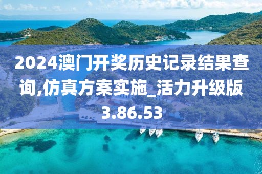 2024澳门开奖历史记录结果查询,仿真方案实施_活力升级版3.86.53