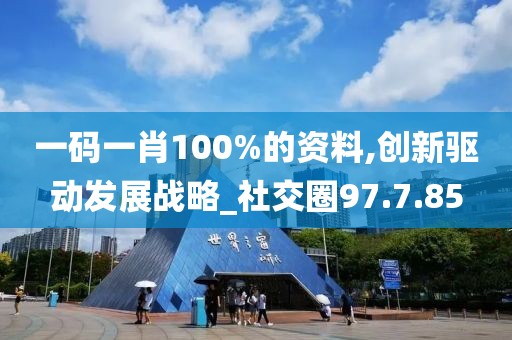 一码一肖100%的资料,创新驱动发展战略_社交圈97.7.85
