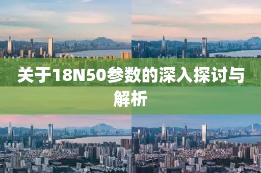 关于18N50参数的深入探讨与解析