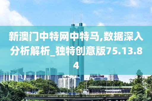 新澳门中特网中特马,数据深入分析解析_独特创意版75.13.84
