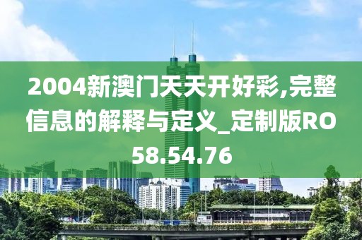 2004新澳门天天开好彩,完整信息的解释与定义_定制版RO58.54.76