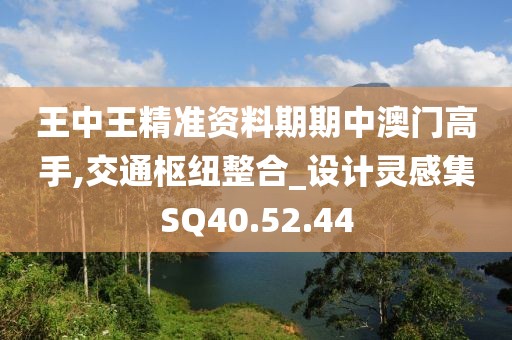 王中王精准资料期期中澳门高手,交通枢纽整合_设计灵感集SQ40.52.44