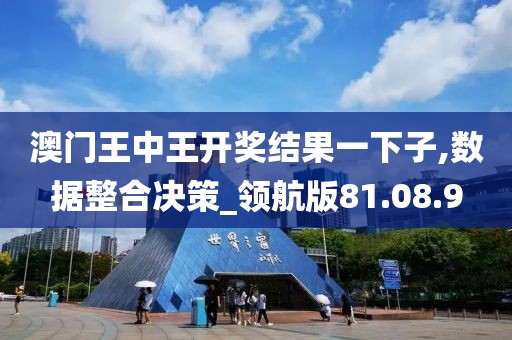 澳门王中王开奖结果一下子,数据整合决策_领航版81.08.9
