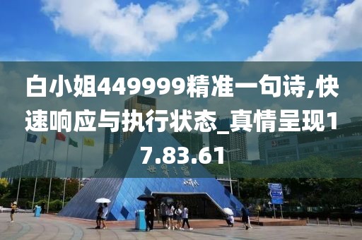 白小姐449999精准一句诗,快速响应与执行状态_真情呈现17.83.61