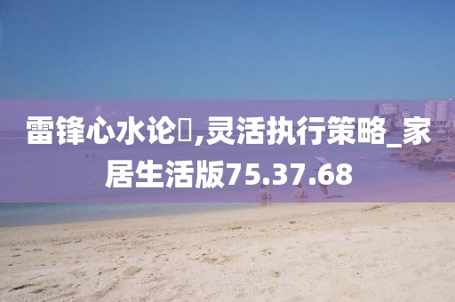 雷锋心水论枟,灵活执行策略_家居生活版75.37.68