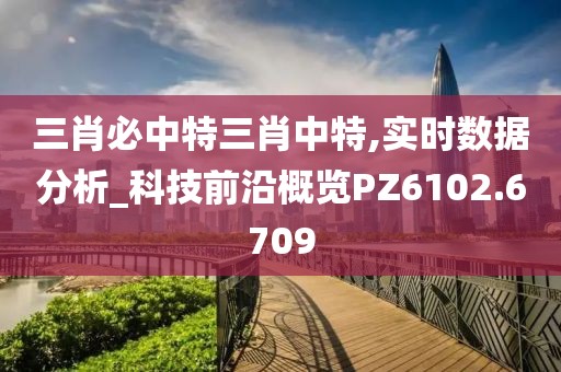 三肖必中特三肖中特,实时数据分析_科技前沿概览PZ6102.6709