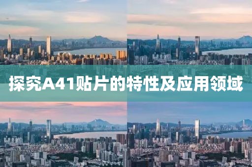 探究A41贴片的特性及应用领域