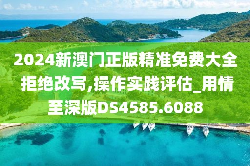 2024新澳门正版精准免费大全 拒绝改写,操作实践评估_用情至深版DS4585.6088