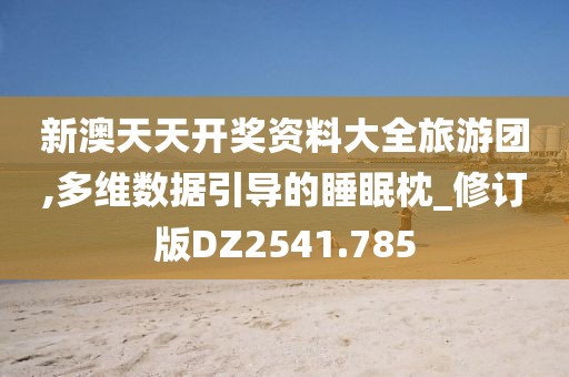 新澳天天开奖资料大全旅游团,多维数据引导的睡眠枕_修订版DZ2541.785