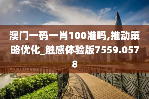 澳门一码一肖100准吗,推动策略优化_触感体验版7559.0578