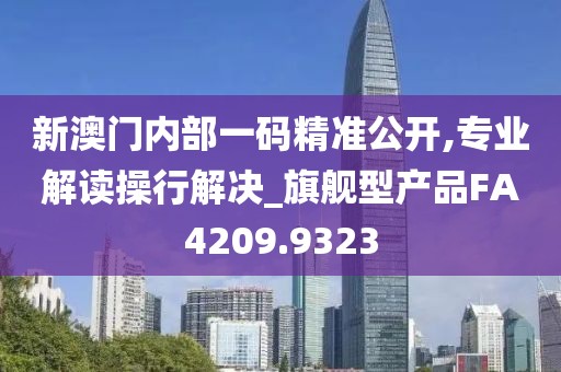 新澳门内部一码精准公开,专业解读操行解决_旗舰型产品FA4209.9323