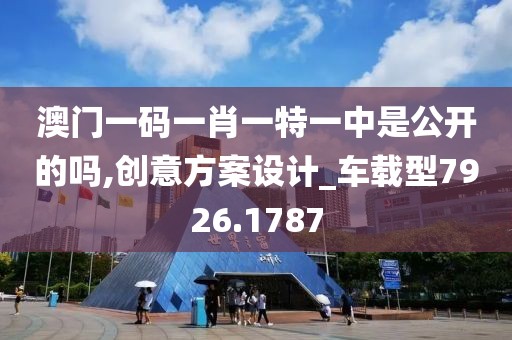 澳门一码一肖一特一中是公开的吗,创意方案设计_车载型7926.1787