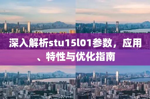 深入解析stu15l01参数，应用、特性与优化指南