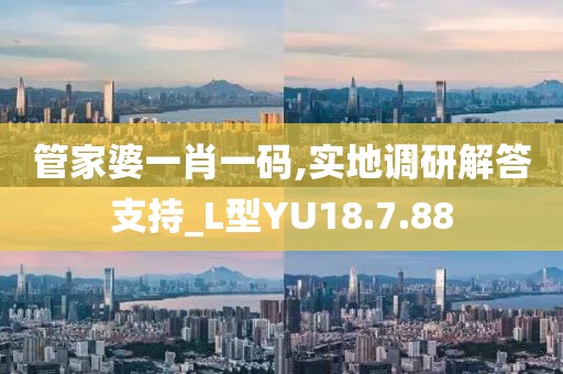 管家婆一肖一码,实地调研解答支持_L型YU18.7.88