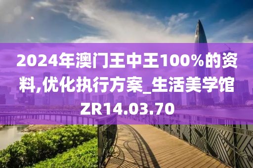 2024年澳门王中王100%的资料,优化执行方案_生活美学馆ZR14.03.70