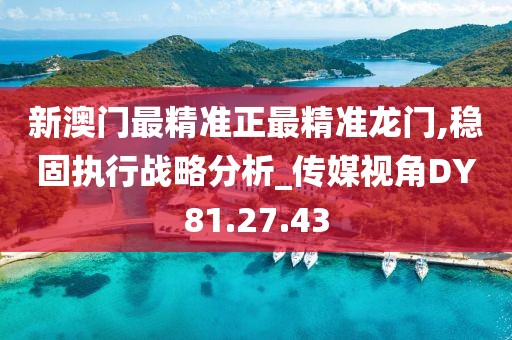 新澳门最精准正最精准龙门,稳固执行战略分析_传媒视角DY81.27.43