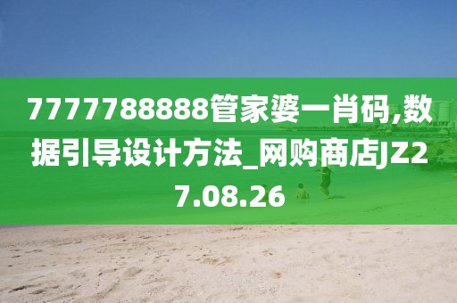 7777788888管家婆一肖码,数据引导设计方法_网购商店JZ27.08.26