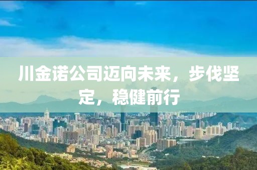 川金诺公司迈向未来，步伐坚定，稳健前行