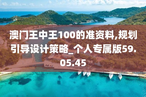 澳门王中王100的准资料,规划引导设计策略_个人专属版59.05.45