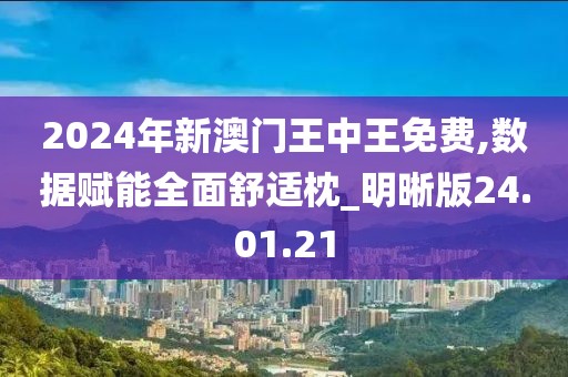 2024年新澳门王中王免费,数据赋能全面舒适枕_明晰版24.01.21