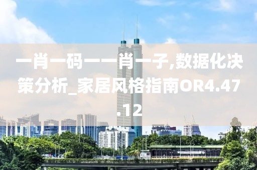 一肖一码一一肖一子,数据化决策分析_家居风格指南OR4.47.12