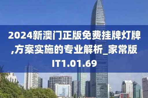 2024新澳门正版免费挂牌灯牌,方案实施的专业解析_家常版IT1.01.69