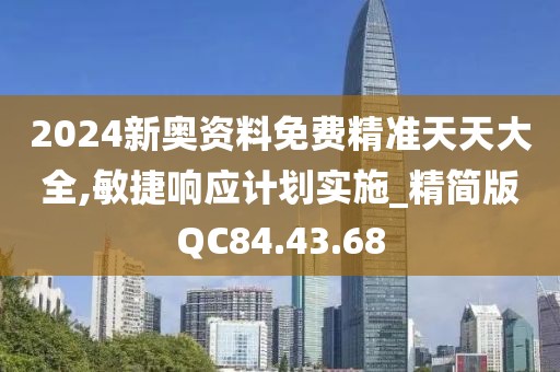 2024新奥资料免费精准天天大全,敏捷响应计划实施_精简版QC84.43.68