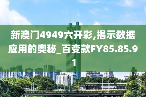 新澳门4949六开彩,揭示数据应用的奥秘_百变款FY85.85.91