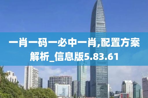 一肖一码一必中一肖,配置方案解析_信息版5.83.61