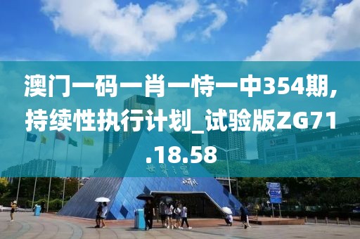 澳门一码一肖一恃一中354期,持续性执行计划_试验版ZG71.18.58