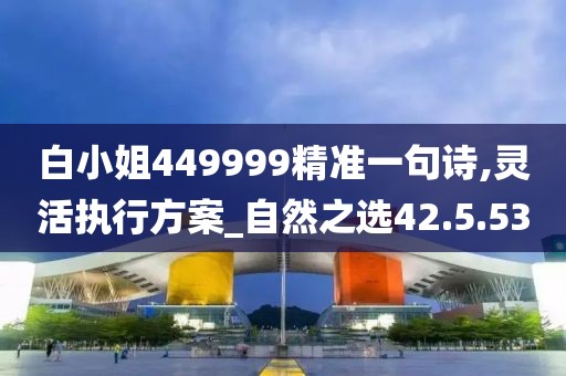 白小姐449999精准一句诗,灵活执行方案_自然之选42.5.53