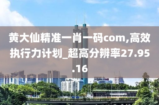 黄大仙精准一肖一码com,高效执行力计划_超高分辨率27.95.16