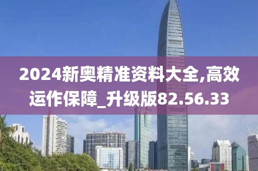 2024新奥精准资料大全,高效运作保障_升级版82.56.33
