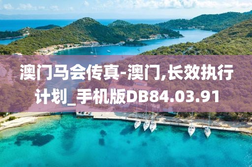 澳门马会传真-澳门,长效执行计划_手机版DB84.03.91